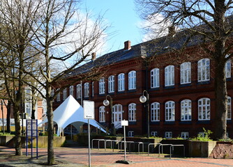 Historical Building in the Old Town of Eckernförde, Schleswig - Holstein