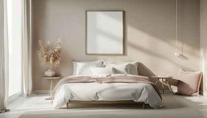 Streamlined Minimalist Guest Suite Decor with Wood