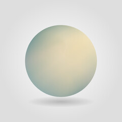 white sphere vector isolated background