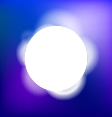 round frame abstract  floral vector background