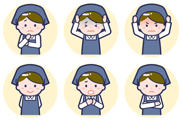 男性スタッフのポーズセット_05