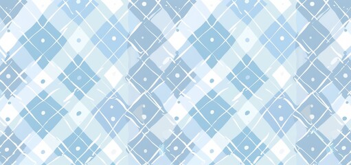 Modern pattern for fabric, textile, men's clothing, wrapping paper. Backdrop for Little Man (baby boy) party invitation card. Light blue with thin white dotted line.
