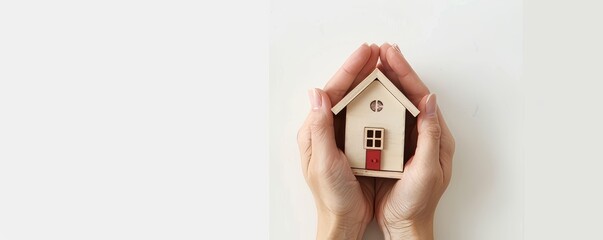 A concept to protect and insure real estate - how a home is covered