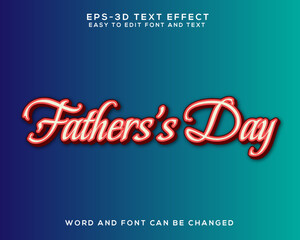 Father's Day lettering in original calligraphic style