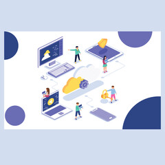 Digital technology banner green blue background concept with technology light effect, abstract tech, innovation future data, internet network, Ai big data, lines dots connection, illustration vector