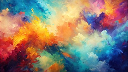Abstract artistic background with balanced brushstrokes and soft and hard edges , abstract, balanced, brushstrokes, soft, hard, edges, artistic, background, texture, colorful, vibrant