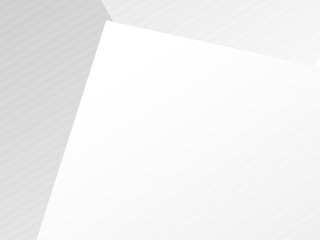 Abstract white background. Minimal geometric white light background abstract design. Gray gradient white background.
