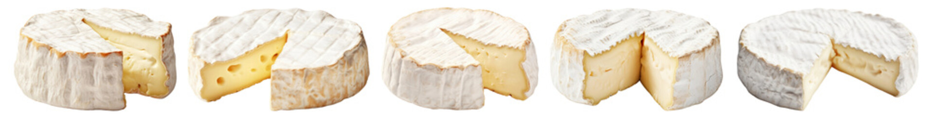 Cheese wheel dairy product set