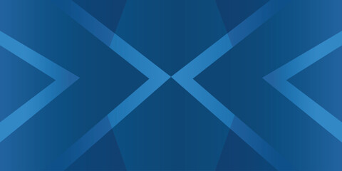 Obraz premium Minimal abstract blue geometric background with blue triangle shapes, futuristic graphic designs. Vector illustration