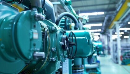 Fototapeta premium Maximizing Efficiency: The AR 7:4 Compressor for Reliable Compressed Air