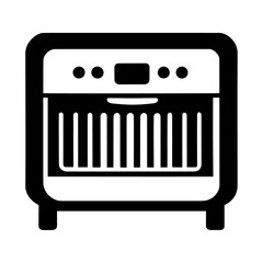 Dishwasher line and solid icon, Kitchen equipment concept, Dish washer machine sign on white background, Dishwasher icon in outline style for mobile concept and web design. Vector graphics. stock illu