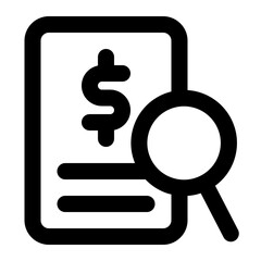 audit icon for illustration and design graphic