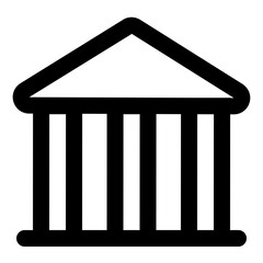 bank icon for illustration and design graphic