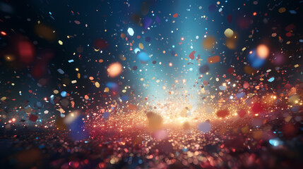 Abstract confetti background