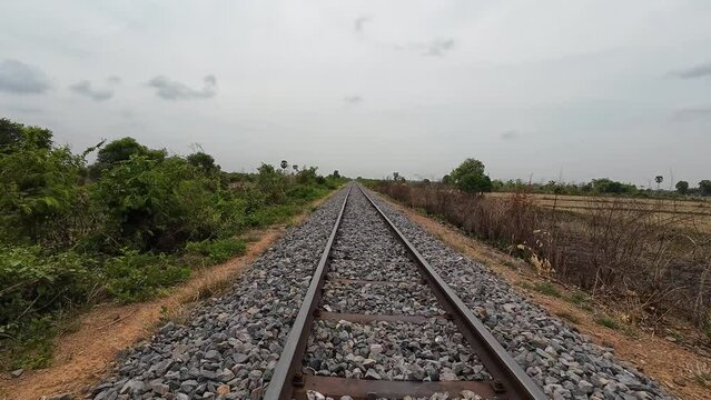 Endless Tracks: A Serene Journey on Battambang&rsquo;s Bamboo Train