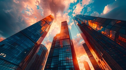 Business background, success, commercial, cooperation