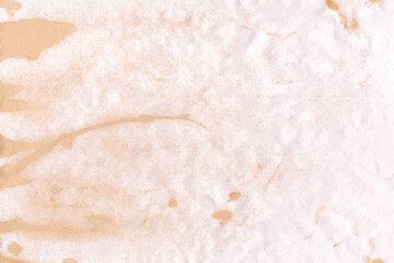 Old parchment paper sheet vintage pattern or  brown, crumpled, texture isolated on empty background.