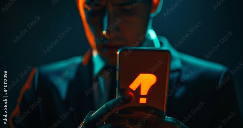 Poster symbol exclamation, system failure or trouble. system warning sign indicates a potential error dange