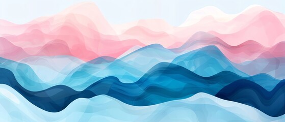 Obraz premium Abstract background flat design front view dynamic theme water color Complementary Color Scheme