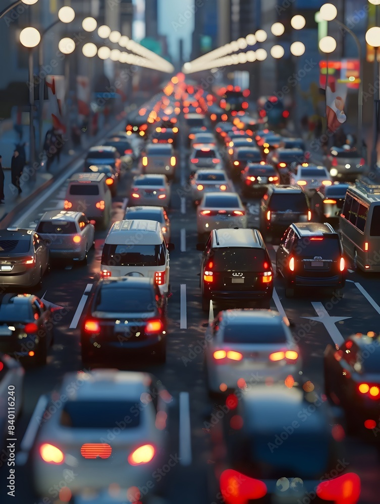 Poster ai driven traffic management optimizing city traffic flow with intelligent automation