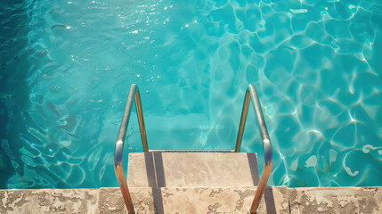 Fototapeta premium swimming pool water