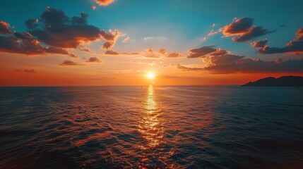Sunset View on the Sea