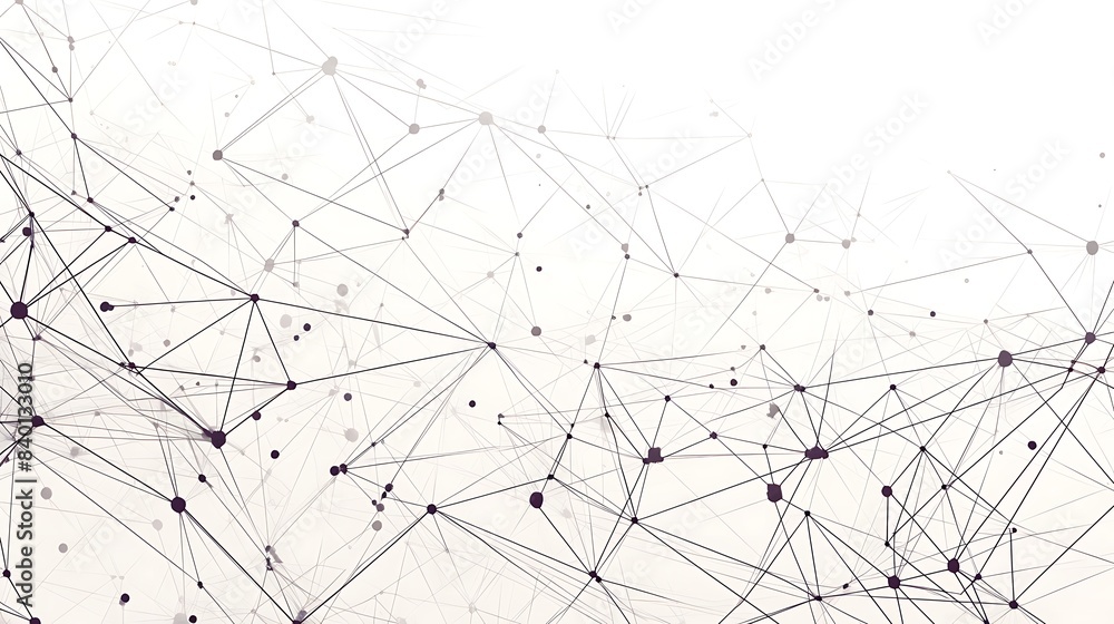 Poster abstract geometric background. plexus mesh backdrop molecular.