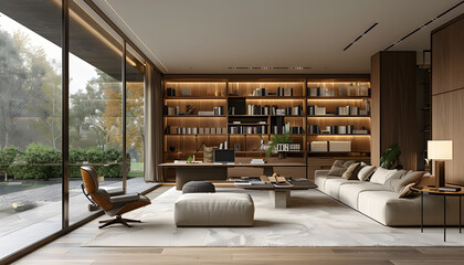 Obraz premium interior of a home office