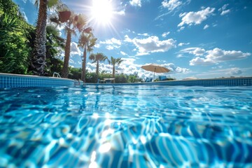 Fototapeta premium Sunlit pool