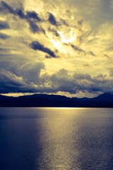 Fototapeta premium sunset over the sea