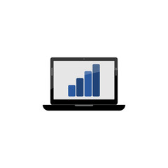 Statistics Concept business success icon isolated on transparent background
