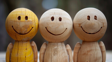 Abstract friendship concept background