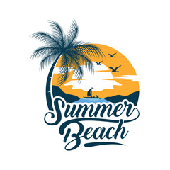 Beach Logo Design Image