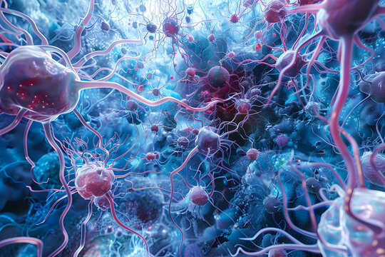 Marvel at the intricate network of dendritic cells