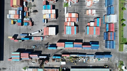 Kuching, Malaysia - June 5 2024: The Senari Port and Pending Terminal Port