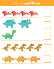 Count and write numbers 1-5. Counting objects worksheet for kids. Educational fun game for children. Kindergarten Counting Worksheet. © G.rena