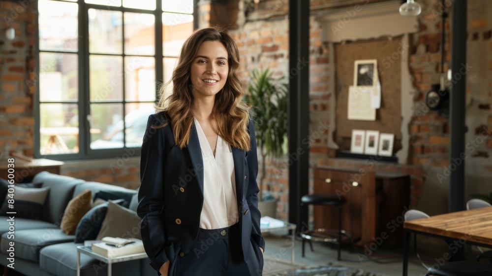 Wall mural The professional businesswoman in office