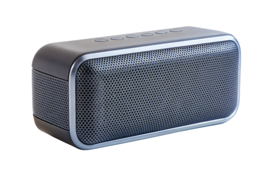 Bluetooth speaker isolated on a transparent background