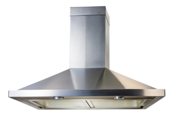 Kitchen hood isolated on a transparent background