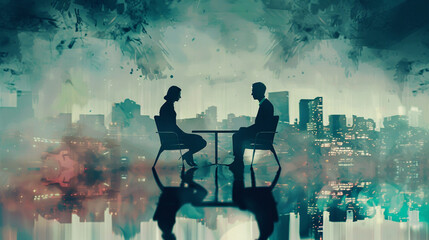 Fototapeta premium Negotiation.