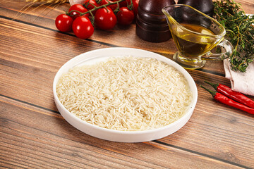 Indian cuisine - raw basmati rice