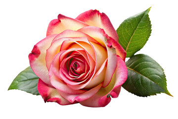 Naklejka premium Rose isolated on a transparent background
