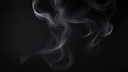 Obraz premium Smoky Black Background