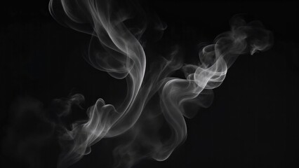 Fototapeta premium Smoky Black Background