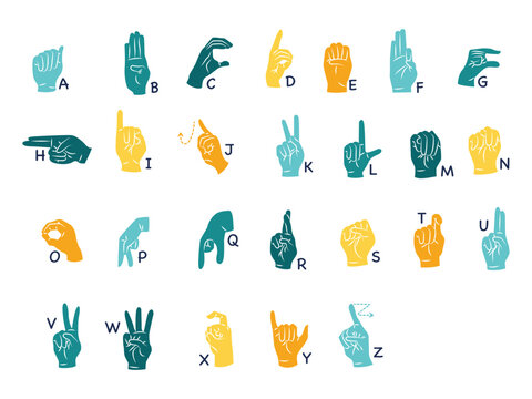 Sign Language silhouette