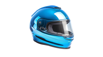 blue helmet isolated on transparent background