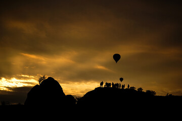 cappadocia balloon during sunrise 