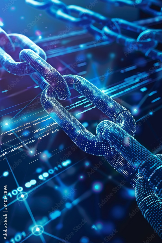 Poster discover how blockchain protects document authenticity & integrity.