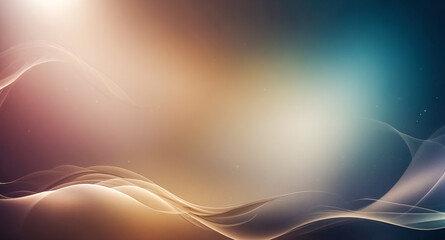 Abstract Gradient Background with Smooth Waves
