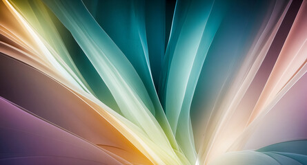 Abstract Colorful Background with Wavy Lines